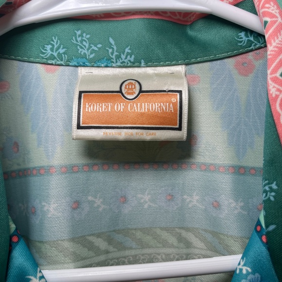 Koret of California Vintage striped floral print set - Picture 9 of 10